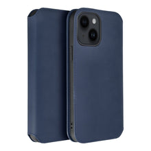 Заредете изображение във визуализатора на галерията – Калъф тип книга DUAL POCKET за IPHONE 17 Pro тъмно син
