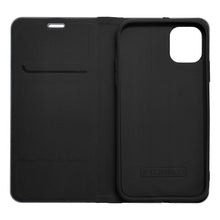 Заредете изображение във визуализатора на галерията – Калъф тип книга LUNA Carbon за IPHONE 17 Air черен
