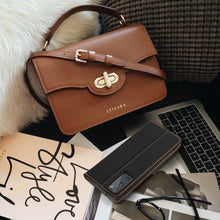 Заредете изображение във визуализатора на галерията – Кожен калъф тип книга SMART PRO  за IPHONE 17 Air черен
