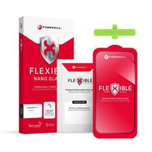 Заредете изображение във визуализатора на галерията – Forcell Flexible Nano Glass 5D for iPhone 17 Pro Max black
