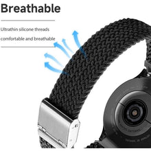Заредете изображение във визуализатора на галерията – DUX DUCIS Mixture II - stretchable braided каишка за часовник  Samsung Galaxy Watch / Huawei Watch / Honor Watch (20mm band) czarna
