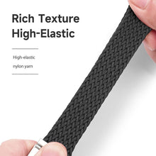 Заредете изображение във визуализатора на галерията – DUX DUCIS Mixture II - stretchable braided каишка за часовник  Samsung Galaxy Watch / Huawei Watch / Honor Watch (20mm band) czarna
