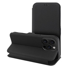 Заредете изображение във визуализатора на галерията – FOLIO Side Калъф тип книга MAGNET за IPHONE 15 PRO MAX черен
