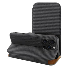 Заредете изображение във визуализатора на галерията – FOLIO Side Калъф тип книга MAGNET за IPHONE 16 PRO MAX сив
