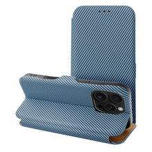 Заредете изображение във визуализатора на галерията – FOLIO Side Калъф тип книга MAGNET за IPHONE 16 син
