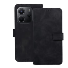 Заредете изображение във визуализатора на галерията – Калъф тип книга TENDER за XIAOMI Redmi Note 14 4G (GLOBAL - 164,84mm x 78,15mm x 8,16mm) черен
