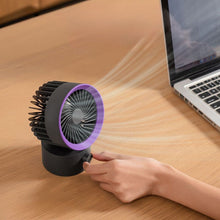 Заредете изображение във визуализатора на галерията – Desk fan powered by USB A LLD-F87U black
