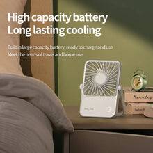 Заредете изображение във визуализатора на галерията – Desk fan with adjustable stand HX-122 white
