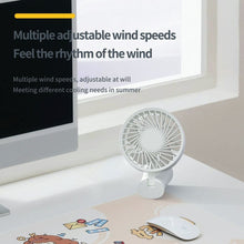 Заредете изображение във визуализатора на галерията – Portable fold fan HX-176 white
