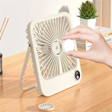 Заредете изображение във визуализатора на галерията – Desk fan with adjustable stand W30 blue
