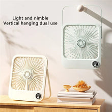 Заредете изображение във визуализатора на галерията – Desk fan with adjustable stand W30 blue
