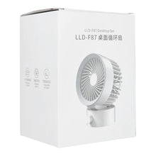 Заредете изображение във визуализатора на галерията – Desk fan powered by USB A LLD-F87U white
