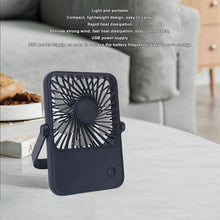 Заредете изображение във визуализатора на галерията – Desk fan with adjustable stand HX-122 dark blue
