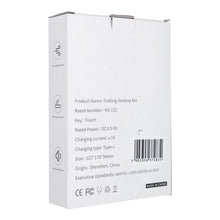 Заредете изображение във визуализатора на галерията – Desk fan HX-123 beige
