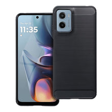 Заредете изображение във визуализатора на галерията – Гръб CARBON за MOTOROLA G15 черен
