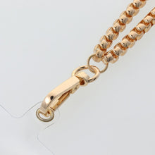 Заредете изображение във визуализатора на галерията – CHAIN #42 Phone lanyard, Phone pendant / cord length 40cm (20cm in the loop) / on wrist - gold
