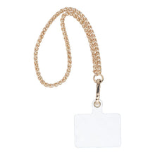Заредете изображение във визуализатора на галерията – CHAIN #43 Phone lanyard, Phone pendant / cord length 40cm (20cm in the loop) / on wrist - gold
