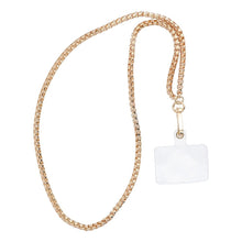 Заредете изображение във визуализатора на галерията – CHAIN #82 Phone lanyard, Phone pendant / cord length 80cm (40cm in the loop) / on neck - gold
