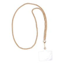 Заредете изображение във визуализатора на галерията – CHAIN #83 Phone lanyard, Phone pendant / cord length 80cm (40cm in the loop) / on neck - gold
