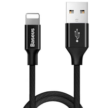Заредете изображение във визуализатора на галерията – Кабел Baseus yiven Applе lightning 2a 1.2м черен
