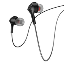Заредете изображение във визуализатора на галерията – HOCO wire earphones Jack 3,5 mm with microphone M78 black

