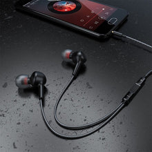Заредете изображение във визуализатора на галерията – HOCO wire earphones Jack 3,5 mm with microphone M78 black

