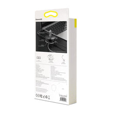 Заредете изображение във визуализатора на галерията – Baseus hub round box adapter type-c to usb3.0*1+usb2.0*3 black cahub-g01
