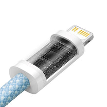 Заредете изображение във визуализатора на галерията – Baseus cable type c to apple lightning 8-pin pd20w power delivery dynamic series cald000003 1m blue
