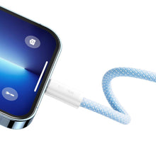 Заредете изображение във визуализатора на галерията – Baseus cable type c to apple lightning 8-pin pd20w power delivery dynamic series cald000003 1m blue
