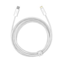 Заредете изображение във визуализатора на галерията – Baseus cable type c to apple lightning 8-pin pd20w power delivery dynamic series cald000102 2m white

