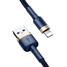 Заредете изображение във визуализатора на галерията – Baseus cable  usb to o apple lightning 8-pin 2a yvien calyw-a13 1,8m navy blue
