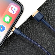 Заредете изображение във визуализатора на галерията – Baseus cable  usb to o apple lightning 8-pin 2a yvien calyw-a13 1,8m navy blue
