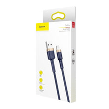 Заредете изображение във визуализатора на галерията – Baseus cable  usb to o apple lightning 8-pin 2a yvien calyw-a13 1,8m navy blue
