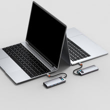 Заредете изображение във визуализатора на галерията – BASEUS HUB 5in1 Typ C to HDMI + 3xUSB 3.0 + PD CAHUB-CX0G
