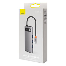 Заредете изображение във визуализатора на галерията – BASEUS HUB 5in1 Typ C to HDMI + 3xUSB 3.0 + PD CAHUB-CX0G
