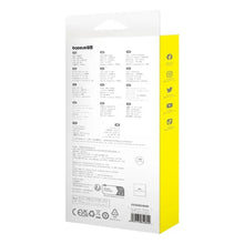 Заредете изображение във визуализатора на галерията – BASEUS cabel Type C to Type C Explorer Fast Charging 100W 1m stellar white P10319703221-00 / CB000043
