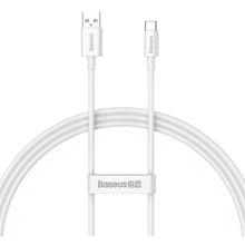Заредете изображение във визуализатора на галерията – BASEUS cable USB A to Apple Lightning 8-pin PD 100W 1m white P10320102214-00
