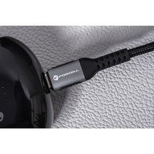 Заредете изображение във визуализатора на галерията – FORCELL F-ENERGY C260 cable Type C to Type C QC4.0 PD 5A 100W Cafule 0,5 m black
