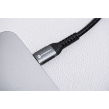 Заредете изображение във визуализатора на галерията – FORCELL F-ENERGY C260 cable Type C to Type C QC4.0 PD 5A 100W Cafule 0,25 m black

