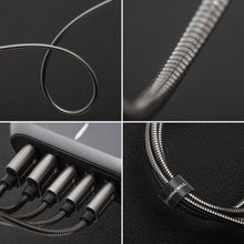 Заредете изображение във визуализатора на галерията – FORCELL F-ENERGY Metal C237 cable Type C to Type C PD QC4.0 3A 60W 2 m silver

