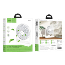 Заредете изображение във визуализатора на галерията – HOCO ultra thin desktop fan HX65 white
