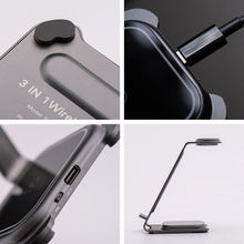 Заредете изображение във визуализатора на галерията – Forcell F-ENERGY Simply Charge 3in1 compatible with Apple Watch and Samsung Watch grey
