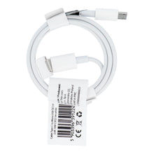 Заредете изображение във визуализатора на галерията – Cable USB C to Micro USB QC3.0 2,4A 18W C972 1 m white
