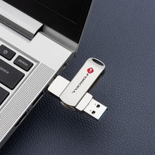 Заредете изображение във визуализатора на галерията – FORCELL F-DATA pendrive Metal Duo 16GB USB3.2 Gen 1 (USB A / Type C) silver
