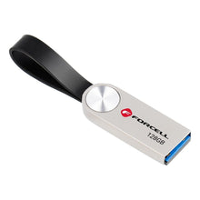 Заредете изображение във визуализатора на галерията – FORCELL F-DATA pendrive Metal 128GB USB3.2 Gen 1 (USB A) silver
