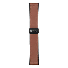Заредете изображение във визуализатора на галерията – FORCELL F-DESIGN FS20 magnetic eco leather strap for SAMSUNG Watch 20 mm brown
