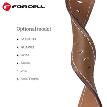 Заредете изображение във визуализатора на галерията – FORCELL F-DESIGN FS21 eco leather strap for SAMSUNG Watch 22 mm brown
