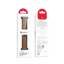 Заредете изображение във визуализатора на галерията – FORCELL F-DESIGN FA20 eco leather strap for APPLE Watch 38 / 40 / 41 mm brown
