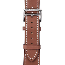 Заредете изображение във визуализатора на галерията – FORCELL F-DESIGN FA20 eco leather strap for APPLE Watch 42 / 44 / 45 / 49 mm brown
