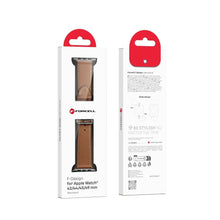 Заредете изображение във визуализатора на галерията – FORCELL F-DESIGN FA20 eco leather strap for APPLE Watch 42 / 44 / 45 / 49 mm brown
